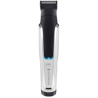 Набір для стрижки Remington G5 Graphite series, для бороди, вусів, голови і тіла, акум., роторний мотор, насадок-9, кейс, сріблястий