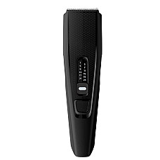 Машинка для стриження  Philips Series 3000, від мережі, роторний мотор, насадок-2, сталь, чорний