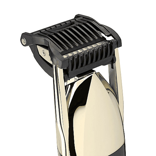 Триммер Babyliss Super-X Metal Series Navy&Gold Edition, для головы, усов и бороды, акум., насадок-1, кейс, сталь, сине-золотой.
