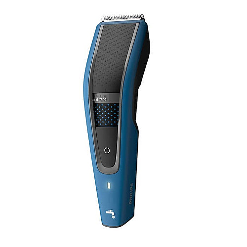 Машинка для стрижения Philips Series 5000, акум., роторный мотор, насадок-3, сталь, черно-синий