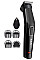 Набір для стрижки Babyliss, для бороди, вусів, голови і носа, акум., вібраційний мотор, насадок-6, сталь, чорний