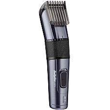 Машинка для стриження  Babyliss, мережа+акум., вібраційний мотор, насадок-1, кейс, титан.напил., сірий