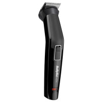 Набір для стрижки Babyliss, для бороди, вусів, голови і носа, акум., вібраційний мотор, насадок-6, сталь, чорний