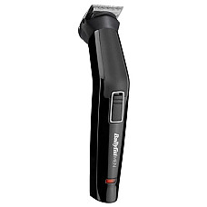 Набір для стрижки Babyliss, для бороди, вусів, голови і носа, акум., вібраційний мотор, насадок-6, сталь, чорний
