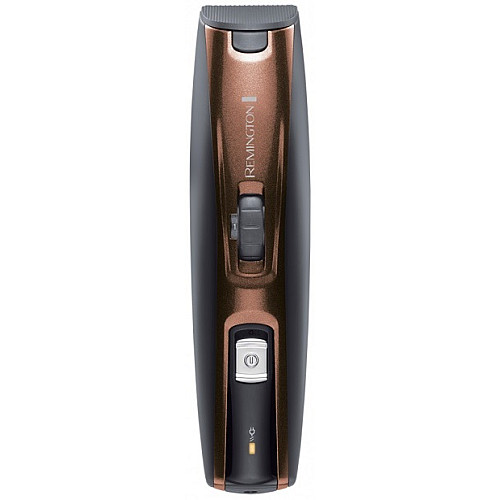 Тример Remington Beard Kit, для бороди і вусів, акум., насадок-2, ножиці, щітка у компл., титан.напил., коричневий