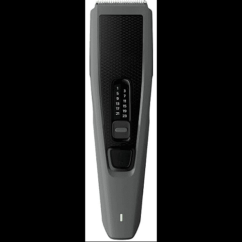 Машинка для стрижения Philips Series 3000, акум., роторный мотор, насадок-2, сталь, черно-серый