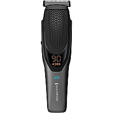 Машинка для стрижки Remington Power X Series X6, мережа+акум., насадок-4, сталь, чорно-сірий