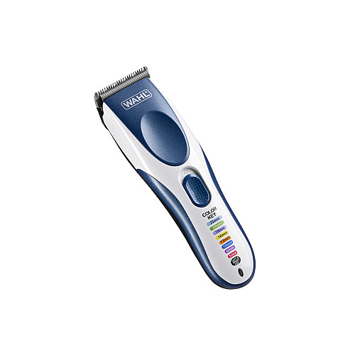 Набір для стрижки WAHL Color Pro Cordless, мережа+акум., тример,гребінець,ножиці, сталь, синій