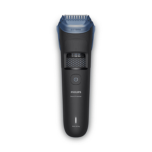 Тример Philips Series 5000, для бороди і вусів, акум., сталь, чорний