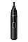Триммер Philips Series 5000, для бороды, усов, окантовки, брови, носа и ушей, 1хАА, насадок-4, чехол, сталь, черный