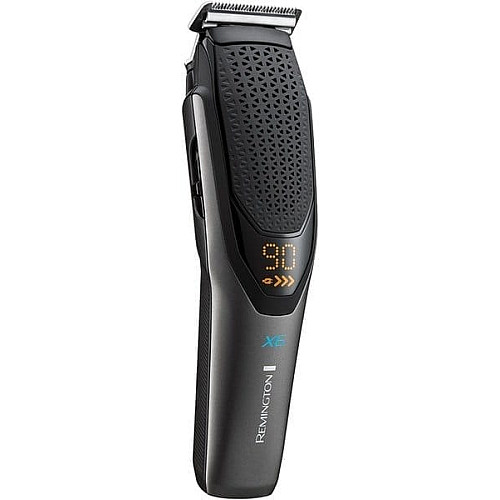Машинка для стрижки Remington Power X Series X6, сеть+акум., насадок-4, сталь, черно-серый