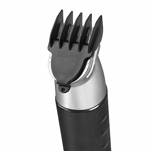 Набор для стрижки Babyliss Lithium Power, для бороды, усов, головы, носа и тела, акум., вибрационный мотор, насадок-10, сталь, черный