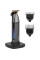 Тример Babyliss Super-X Metal Black Edition, для вусів та бороди, акум., насадок-2, кейс, підставка, сталь, чорно-сірий