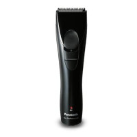 Машинка для стриження  Panasonic, акум., роторний мотор, насадок-3, сталь, чорний