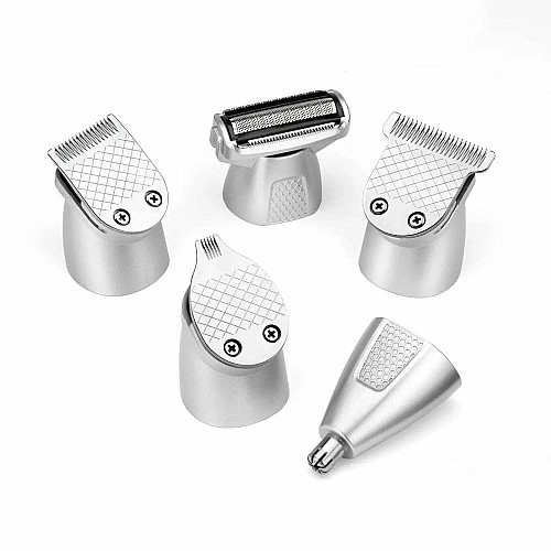 Набор для стрижки Babyliss Lithium Power, для бороды, усов, головы, носа и тела, акум., вибрационный мотор, насадок-10, сталь, черный