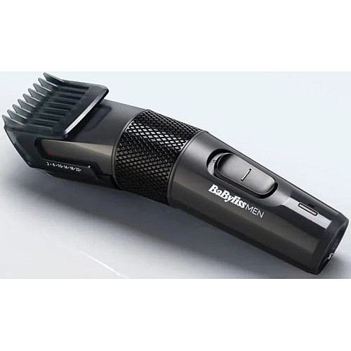 Машинка для стриження  Babyliss, мережа+акум., вібраційний мотор, насадок-1, кейс, сталь, сірий
