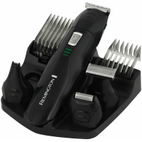 Набор для стрижки Remington, для бороды Edge all in one kit, усов, головы, носа и тела, акум., насадок-10, титан.напыл., черный