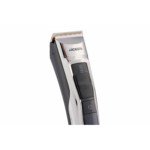 Машинка для стрижки ARDESTO HC-Y30-DBS, сеть+акум., насадок-6, сталь+керамика, черный