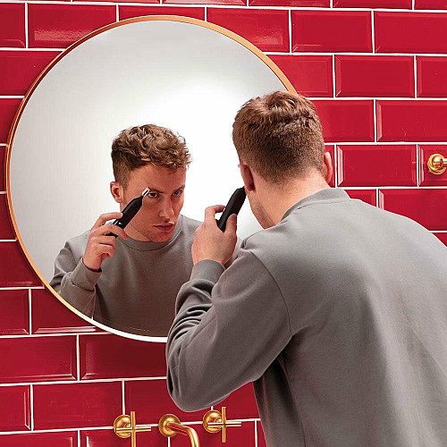 Триммер Remington Trim & Fit, ААх1, вибрационный мотор, насадок-3, чехол, титан.напил., черный