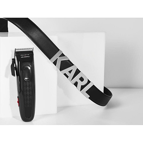 Машинка для стрижки Rowenta Karl Lagerfeld Perfect Line, сеть+аккум., роторный мотор, насадок-6, сталь, черный