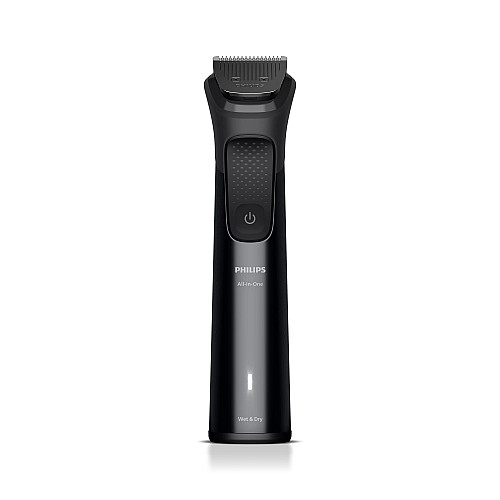 Тример Philips Series 9000, для обличчя, голови, тіла, акум., насадок-25, сталь, чорний