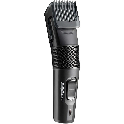 Машинка для стриження  Babyliss, мережа+акум., вібраційний мотор, насадок-1, кейс, сталь, сірий