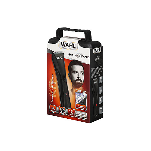 Машинка для стрижки WAHL Hybrid Clipper, от сети, вибрационный мотор, насадок-8, сталь, черный