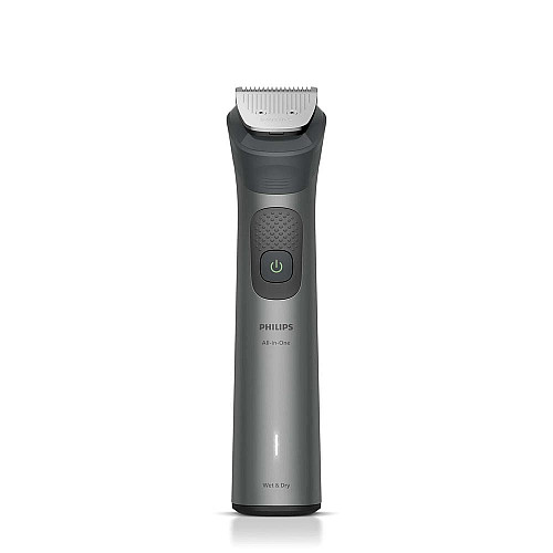 Триммер Philips Series 7000, для бороды, головы и тела, насадок-17, сталь, серый