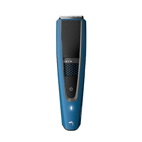 Машинка для стрижения Philips Series 5000, акум., роторный мотор, насадок-3, сталь, черно-синий