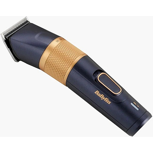 Машинка для стриження  Babyliss, мережа+акум., вібраційний мотор, насадок-8, кейс, титан.напил., синій