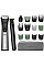 Триммер Philips Series 9000, для лица, головы, тела, акум., насадок-17, OneBlade в компл., сталь, серый