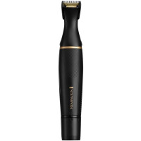 Тример Remington T-Series, для бороди, вусів, окантовки, брови, носа та вух, ААх1, вібраційний мотор, насадок-4, сталь, чорний