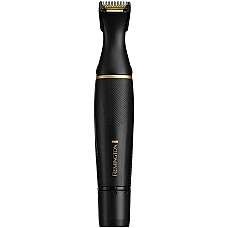 Тример Remington T-Series, для бороди, вусів, окантовки, брови, носа та вух, ААх1, вібраційний мотор, насадок-4, сталь, чорний