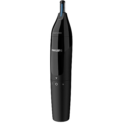 Тример Philips Series 1000, для носа та вух, 1хАА, сталь, чорний
