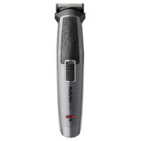 Набор для стрижки Babyliss, для бороды, усов, головы, носа и тела, акум., вибрационный мотор, насадок-9, сталь, серый
