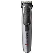 Набір для стрижки Babyliss, для бороди, вусів, голови, носа і тіла, акум., вібраційний мотор, насадок-9, сталь, сірий