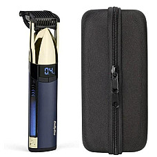 Тример Babyliss Super-X Metal Series Navy&Gold Edition, для голови, вусів та бороди, акум., насадок-1, кейс, сталь, синьо-золотий