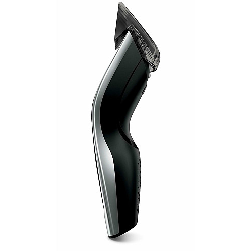 Машинка для стрижения Philips Series 9000, акум., роторный мотор, насадок-3, кейс, сталь, черно-серый