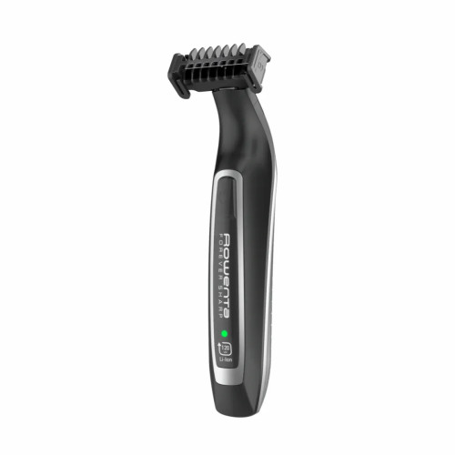 Тример Rowenta Forever Sharp, для бороди і вусів, мережа+акум., роторний мотор, насадок-3, сталь, чорний