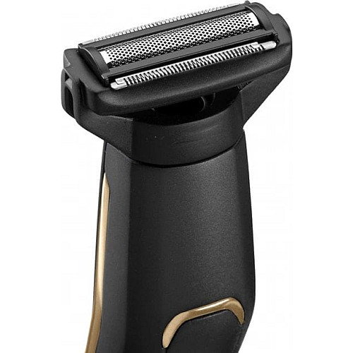 Набор для стрижки Babyliss, для бороды, усов, головы, носа и тела, акум., вибрационный мотор, насадок-10, сталь, черный.