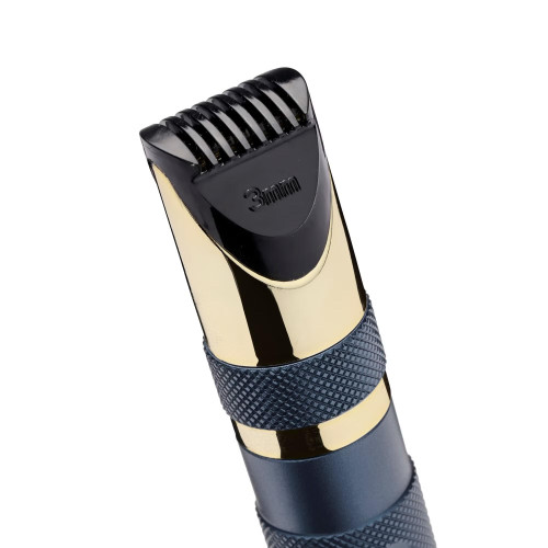 Тример Babyliss Diamond Precision, для брів, вусів, носа та вух, 1хАА, насадок-3, чохол, сталь, синій