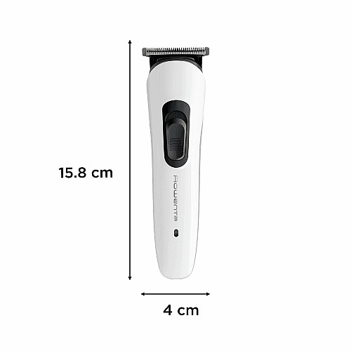 Триммер Rowenta Trim&Style, для бороды, носа, усов и головы, сеть+акум., насадок-7, сталь, белый