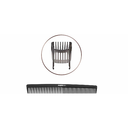Машинка для стриження  Babyliss, мережа+акум., вібраційний мотор, насадок-1, сталь, чорно-коричневий