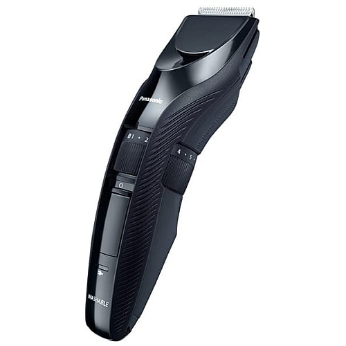 Машинка для стриження  Panasonic, для голови, бороди і вусів, мережа+акум., насадок-1, сталь, чорний