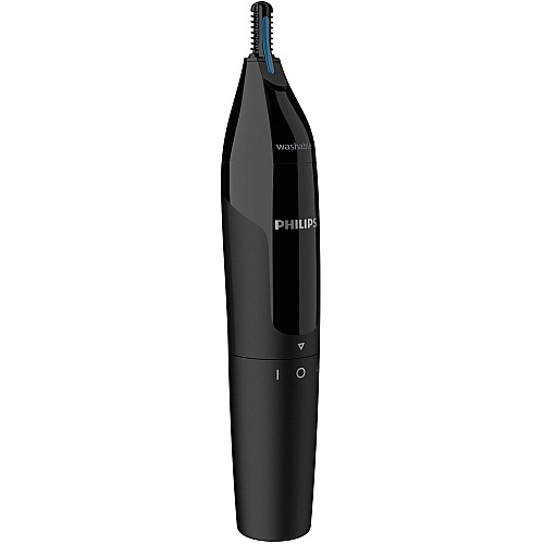 Тример Philips Series 1000, для носа та вух, 1хАА, сталь, чорний