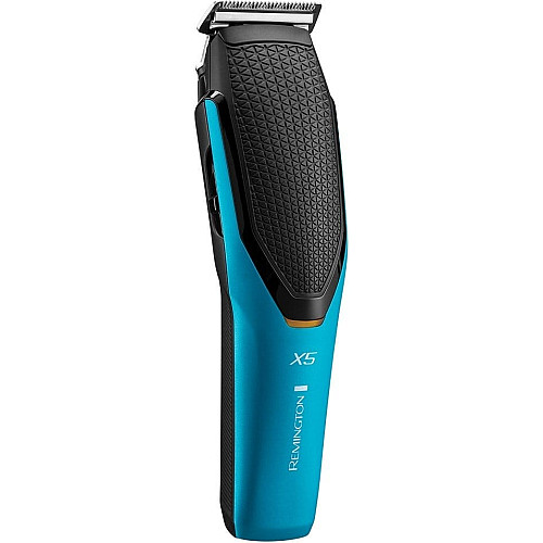 Машинка для стрижки Remington Power X Series X5, сеть+аккум., роторный мотор, насадок-4, сталь, черно-бирюзовый