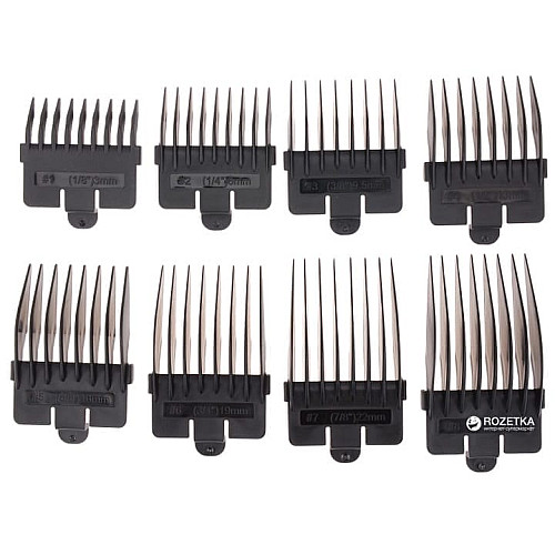Машинка для стриження  Babyliss, від мережі, насадок-8, сталь, синій