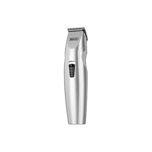 Триммер WAHL Mustache & Beard, для бороды и усов, ААx3, роторный мотор, насадок-4, триммер для носа, подставка, сталь, серый