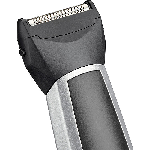 Набір для стрижки Babyliss, для бороди, вусів, голови, носа і тіла, акум., вібраційний мотор, насадок-8, чохол, сталь, сірий