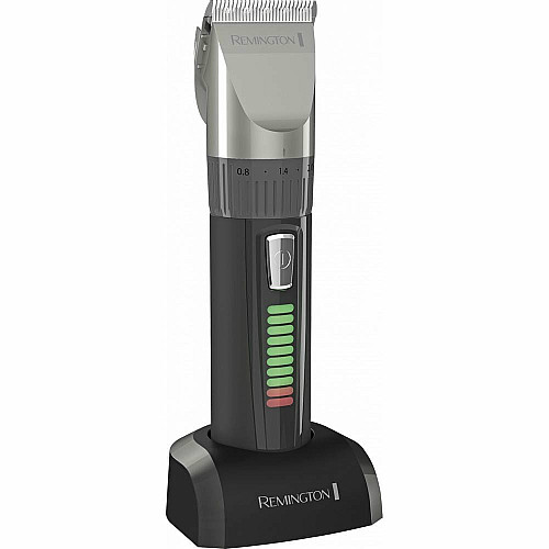 Машинка для стрижки Remington Genius, сеть+акум., насадок-8, кейс,ножницы, расческа в компл, керамич.напыление, черный